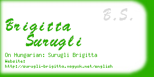 brigitta surugli business card